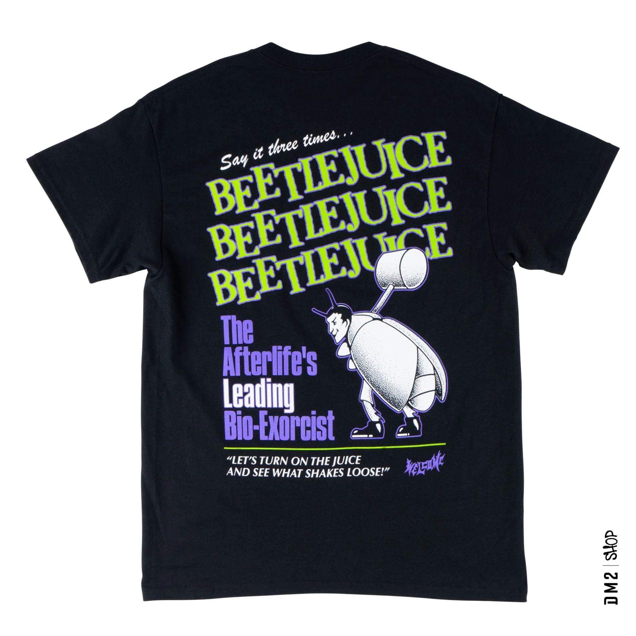 T - SHIRT UNISEXE BEETLEJUICE X WELCOME BIO EXORCIST - DM2 SHOP