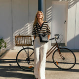 SAC BANDOUILLÈRE BLACK CROSSBODY ALOHA - DM2 SHOP