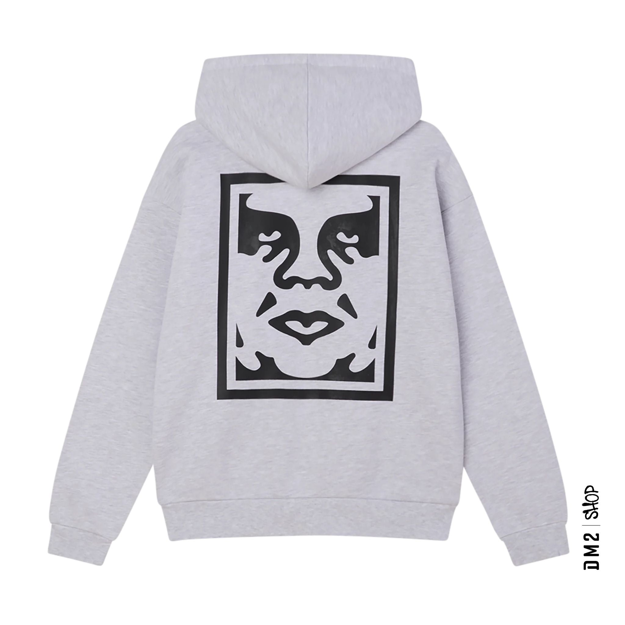 HOOD UNISEXE BOLD ICON GRIS, OBEY - DM2 SHOP