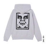 HOOD UNISEXE BOLD ICON GRIS, OBEY - DM2 SHOP