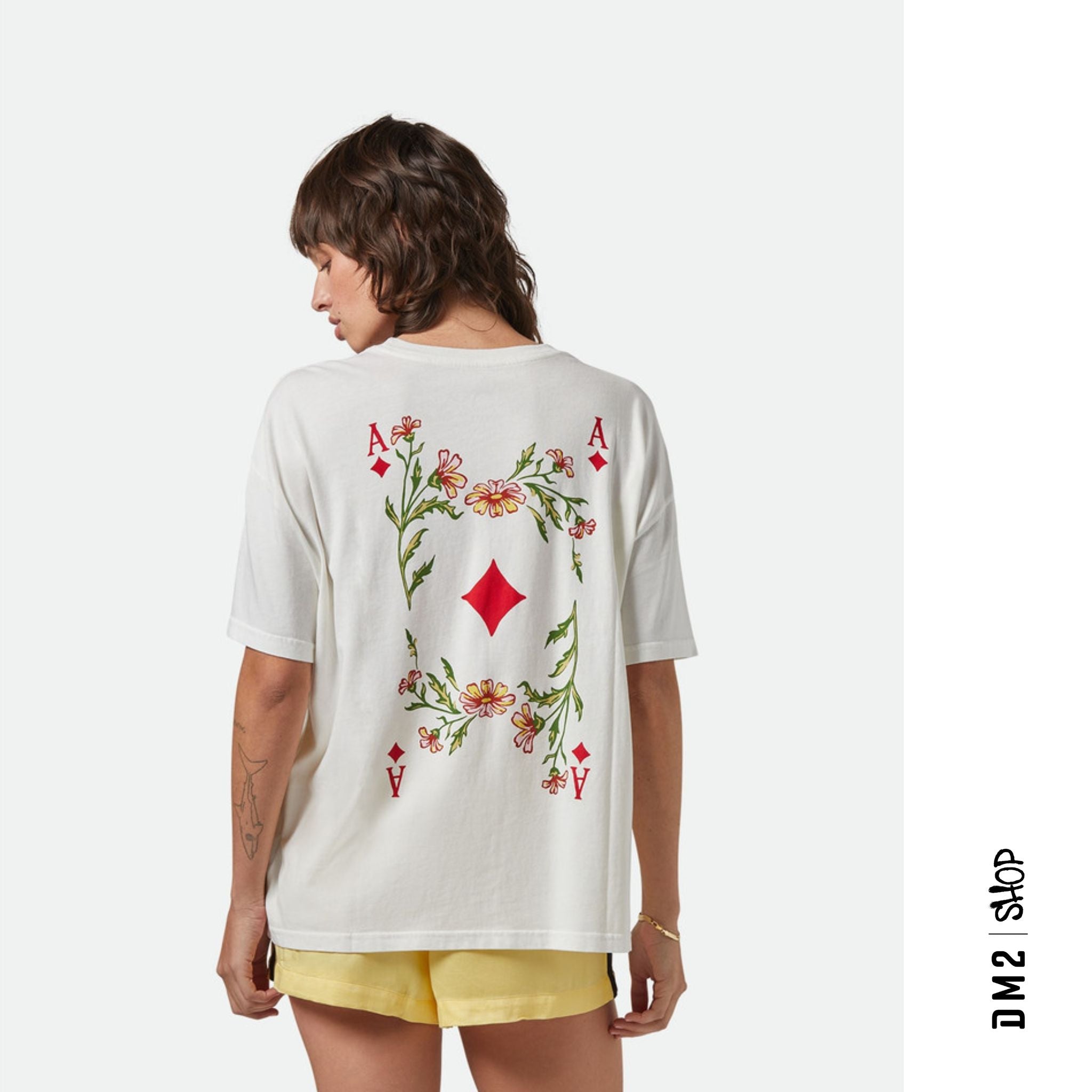 T - SHIRT FEMME BOTANICAL ACE, BRIXTON - DM2 SHOP