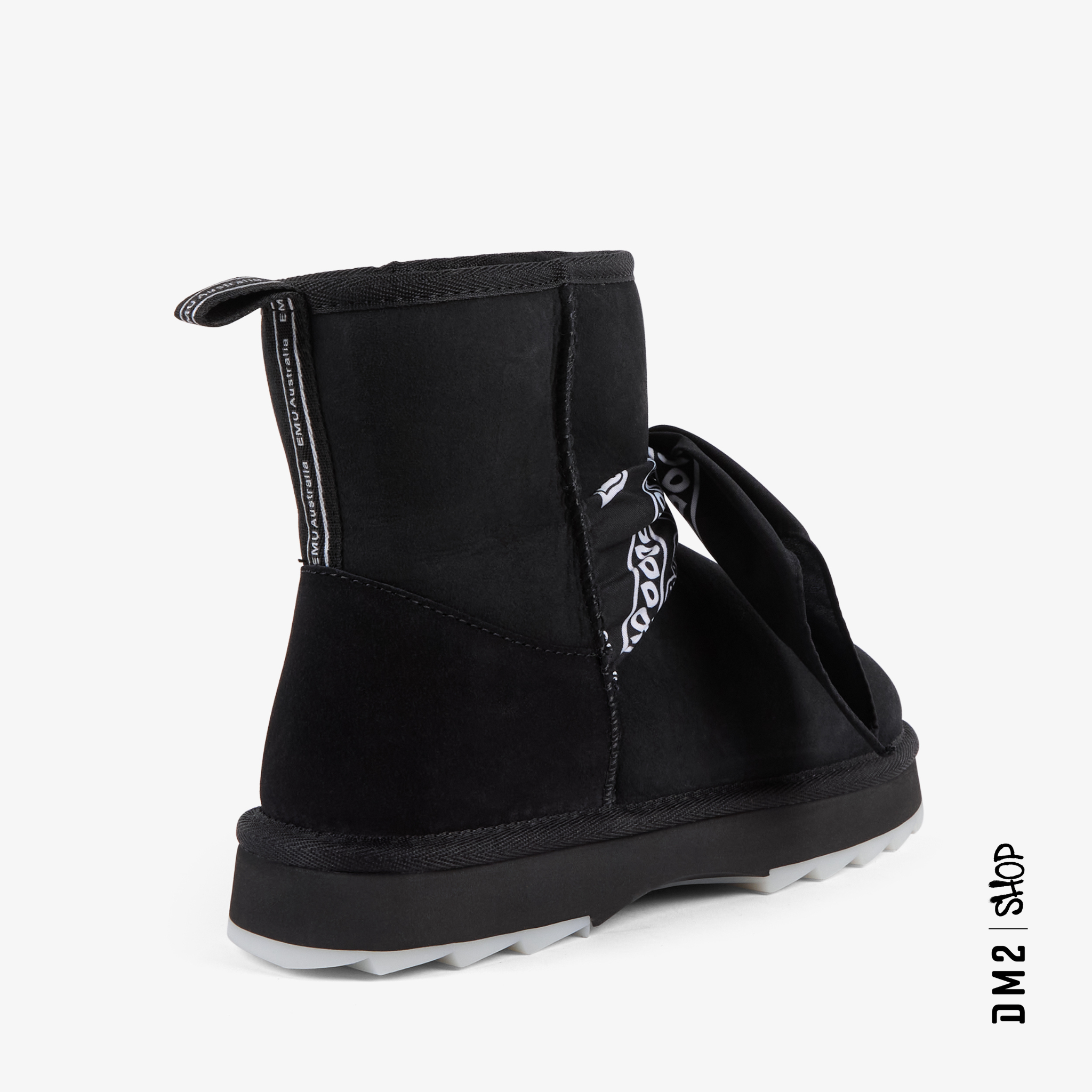 BOTTILLONS SHARKY MINI BANDANA NOIR FEMME - DM2 SHOP