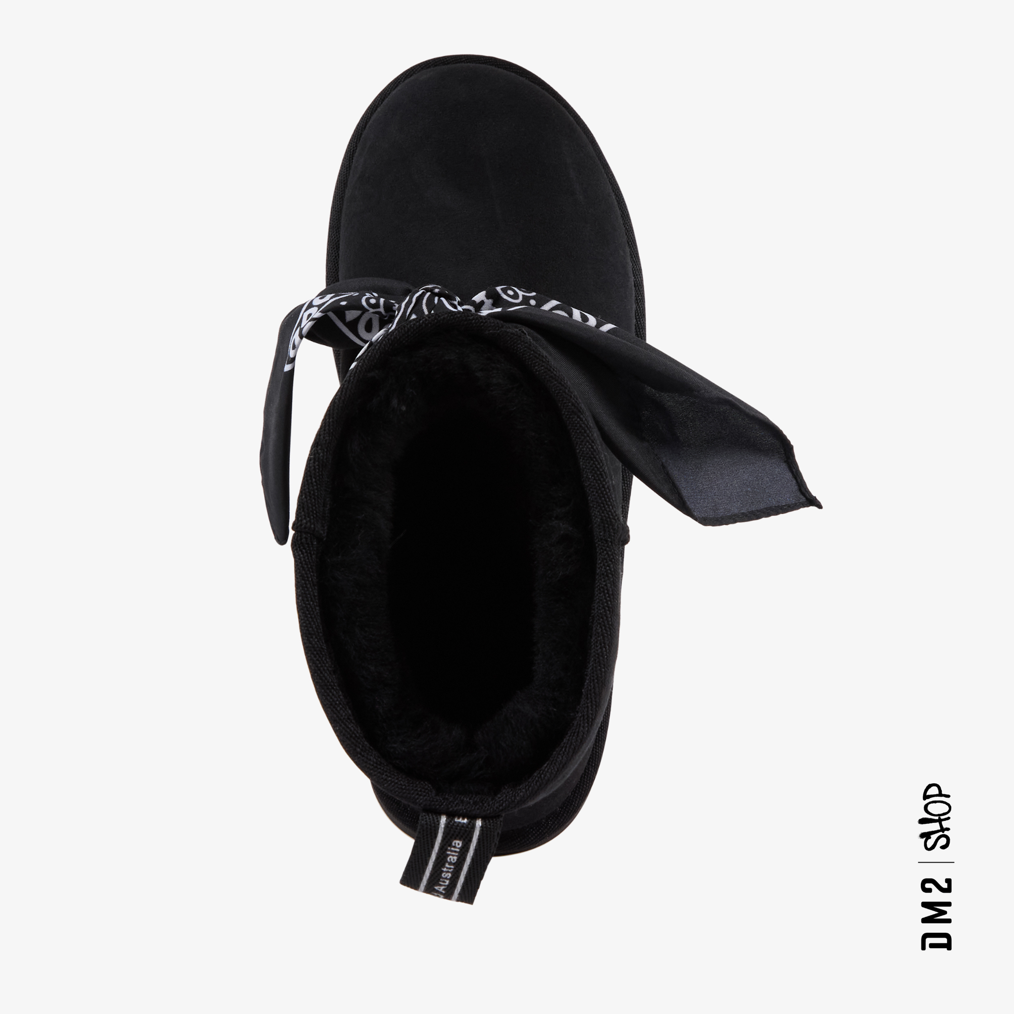 BOTTILLONS SHARKY MINI BANDANA NOIR FEMME - DM2 SHOP