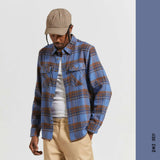 CHEMISE FLANNEL BOWERY BLEU, BRIXTON - DM2 SHOP