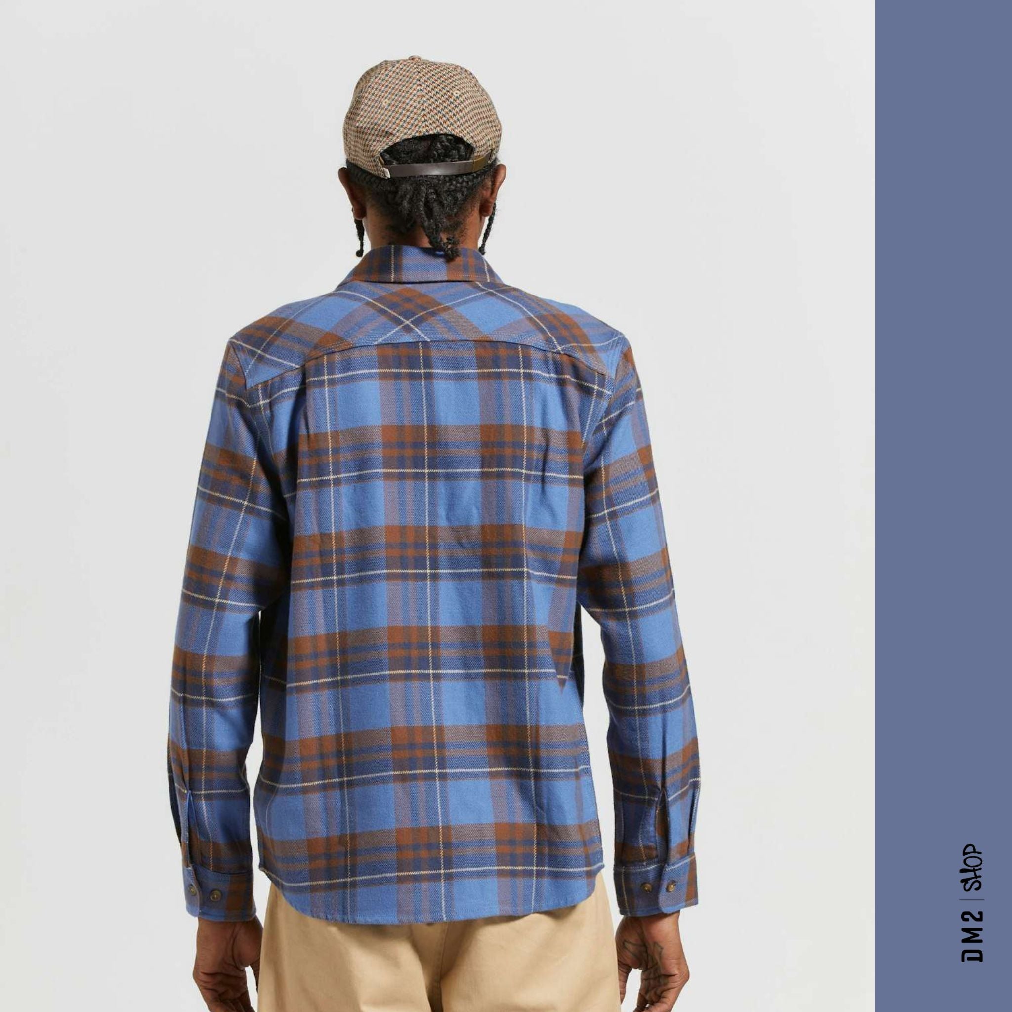 CHEMISE FLANNEL BOWERY BLEU, BRIXTON - DM2 SHOP