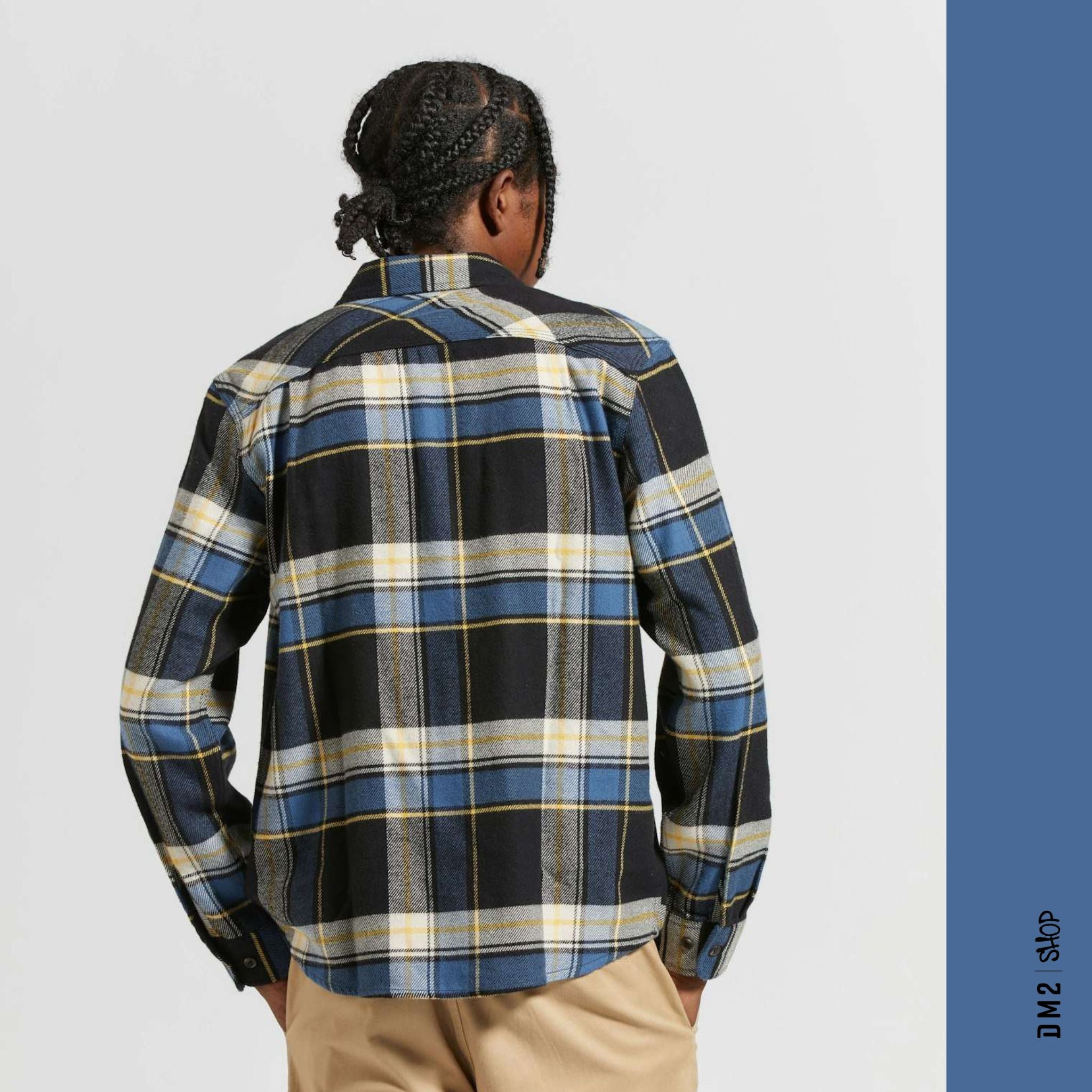 CHEMISE FLANNEL BOWERY PLAID, BRIXTON - DM2 SHOP
