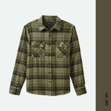 CHEMISE FLANNEL BOWERY VERTE, BRIXTON - DM2 SHOP
