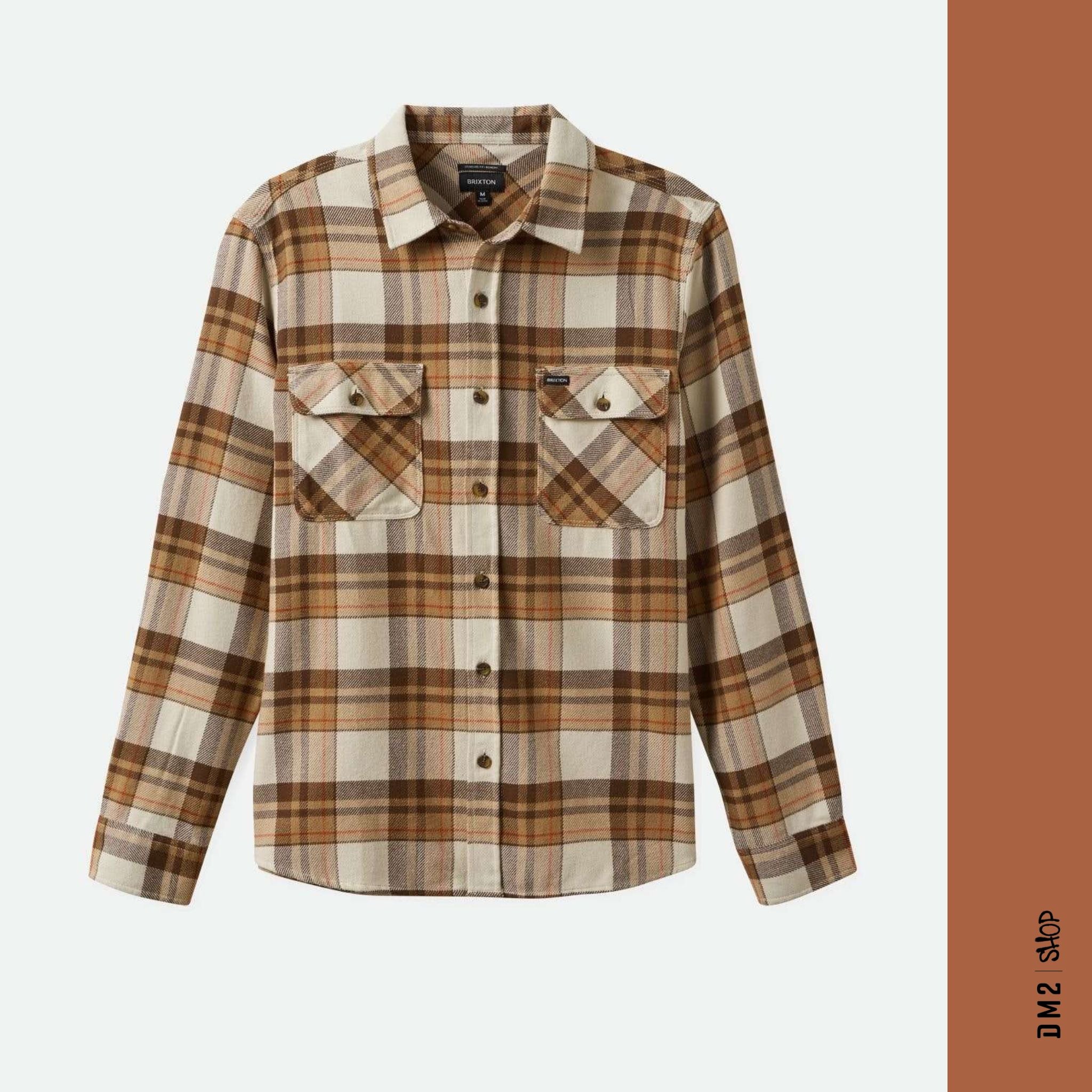 CHEMISE FLANNEL BOWERY PINECONE, BRIXTON - DM2 SHOP