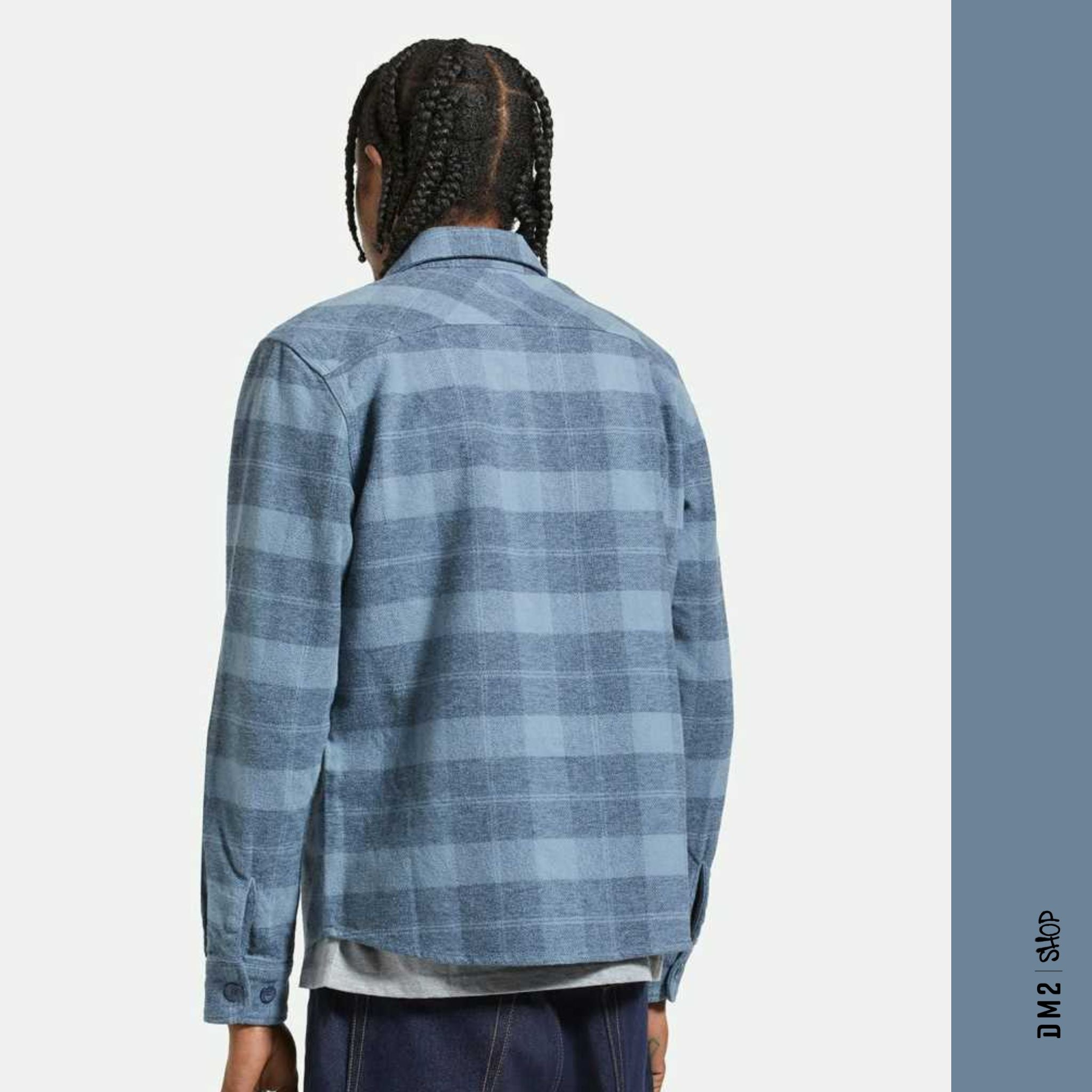 CHEMISE FLANNEL BOWERY HEAVYWEIGHT BLUE - DM2 SHOP