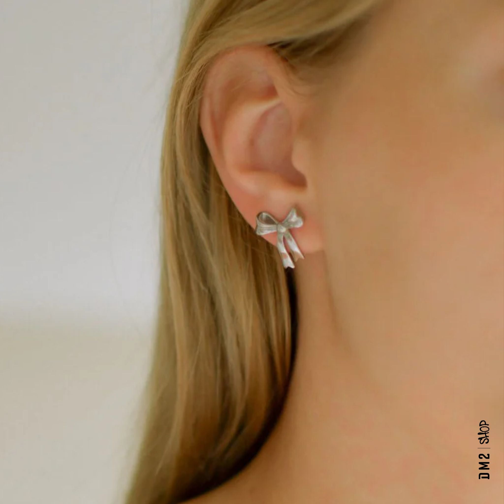 BOUCLE OREILLE BOWÏE, CREATIVAL, (2 couleurs) - DM2 SHOP