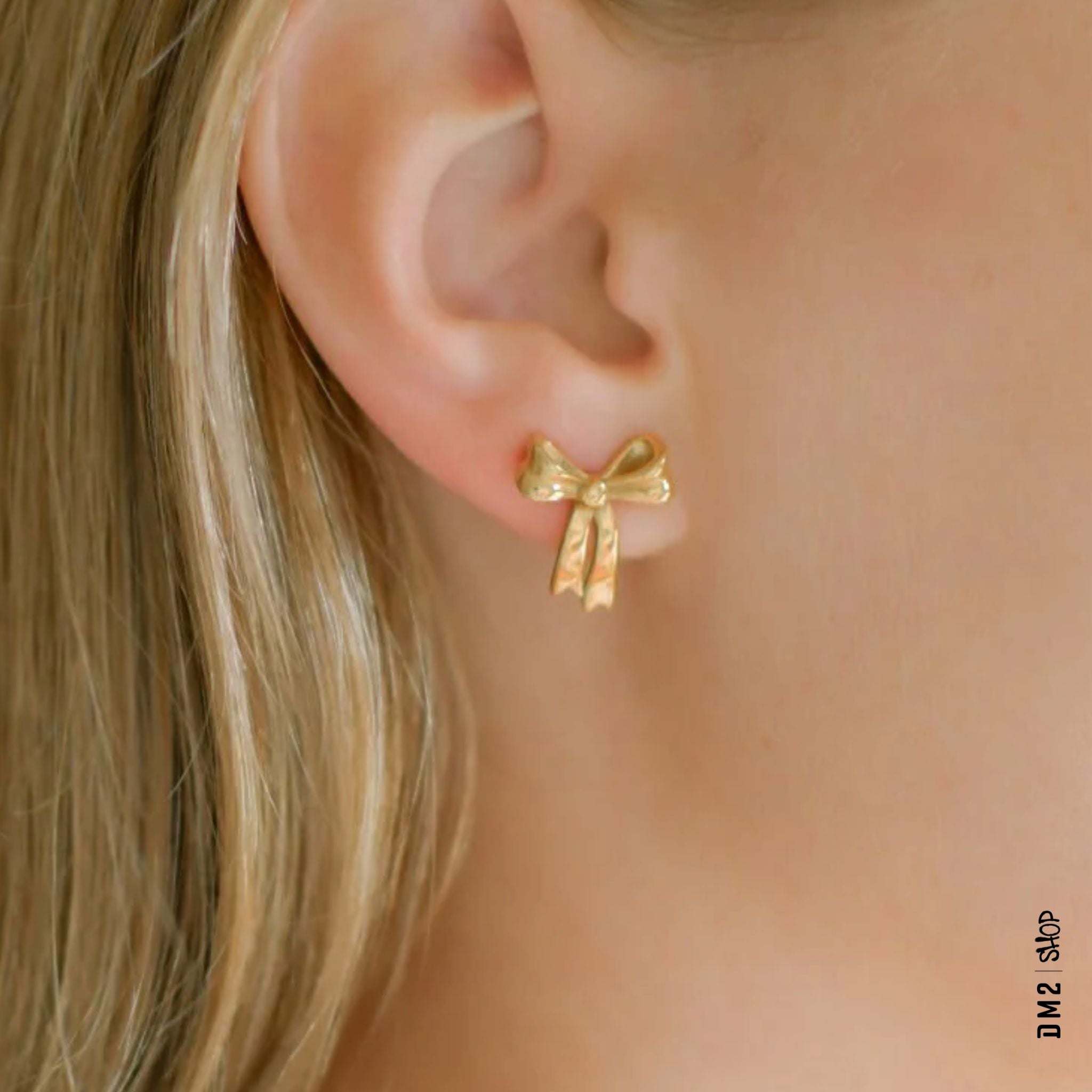BOUCLE OREILLE BOWÏE, CREATIVAL, (2 couleurs) - DM2 SHOP