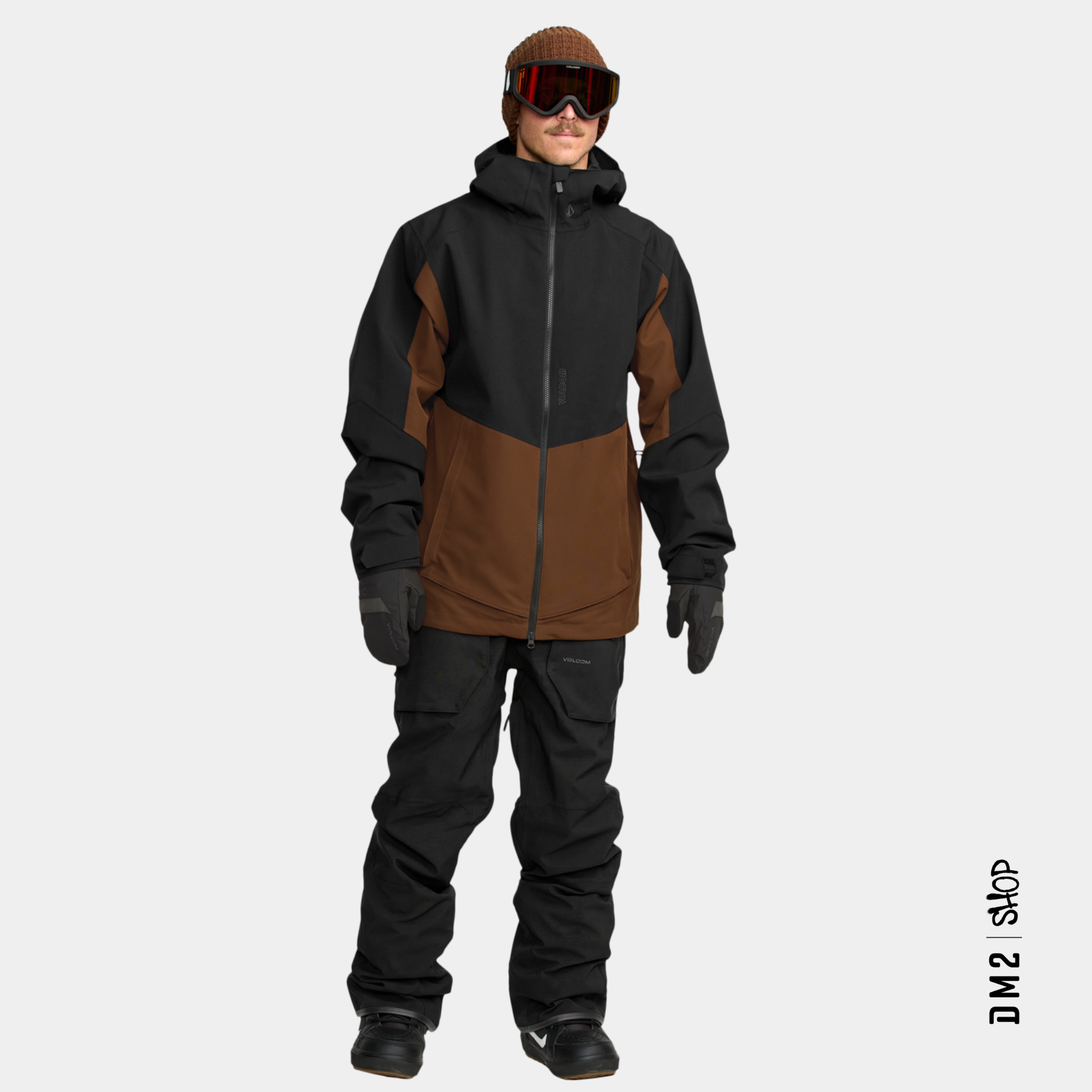 MANTEAU SNOW SHELL - BRIGHTON BRUN - HOMME