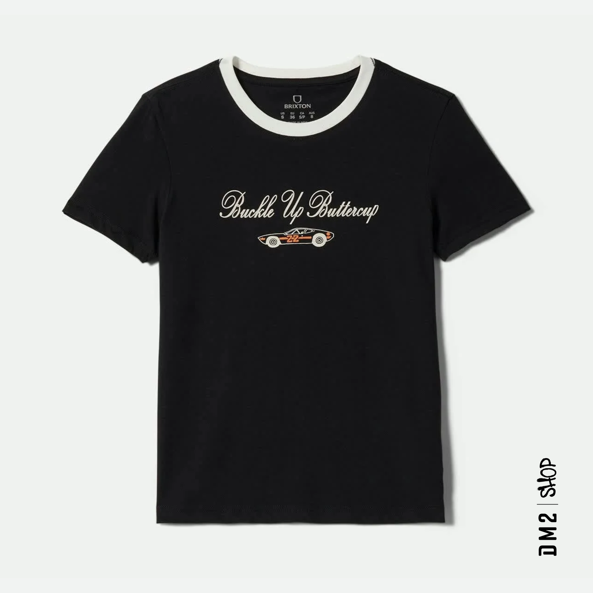 T-SHIRT BRIXTON FEMME BUCKLE UP RINGER - DM2 SHOP