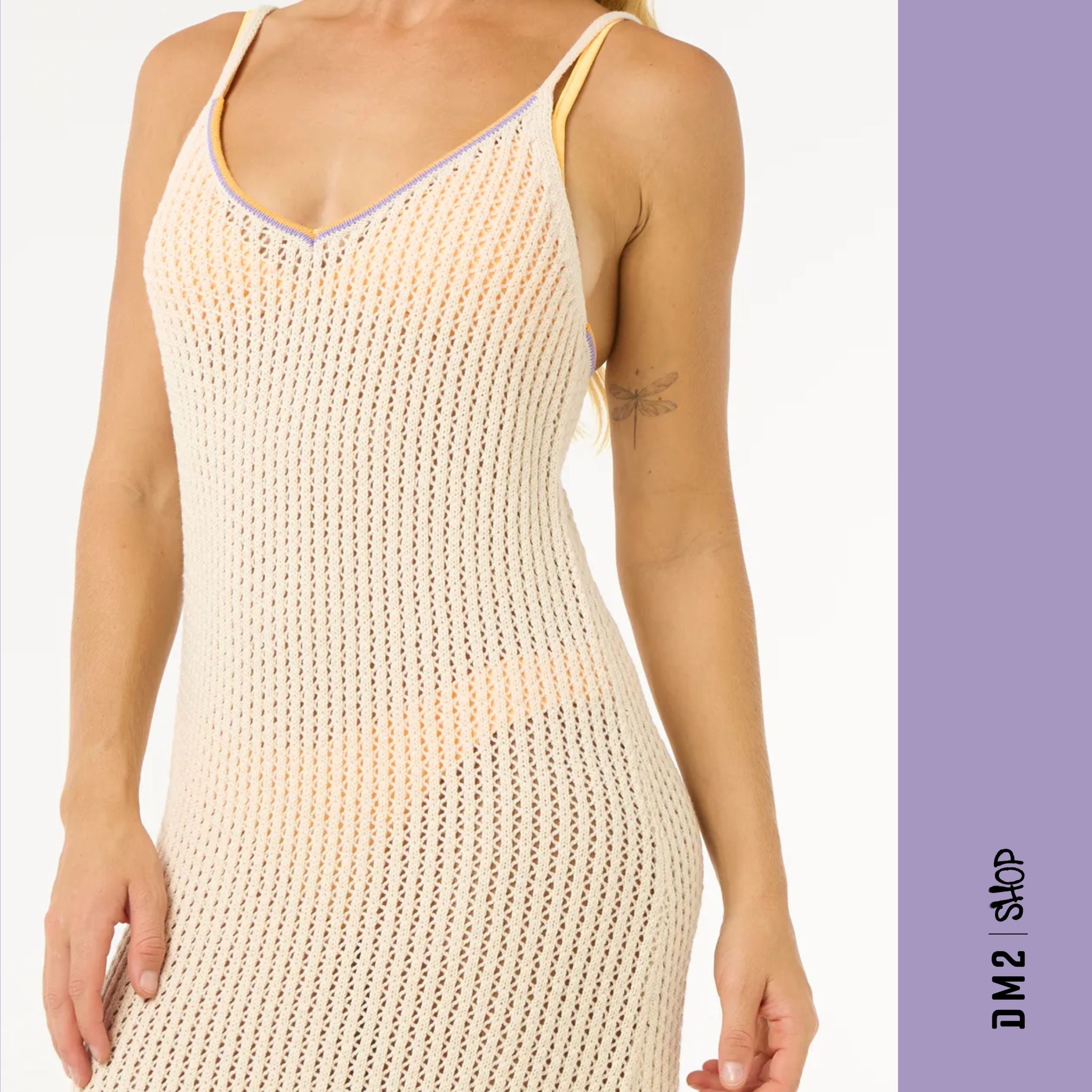 ROBE FEMME CALA VADELLA CROCHET, RIP CURL - DM2 SHOP