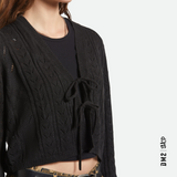 CARDIGAN BRIXTON CROPPED POINTELLE FEMME - DM2 SHOP
