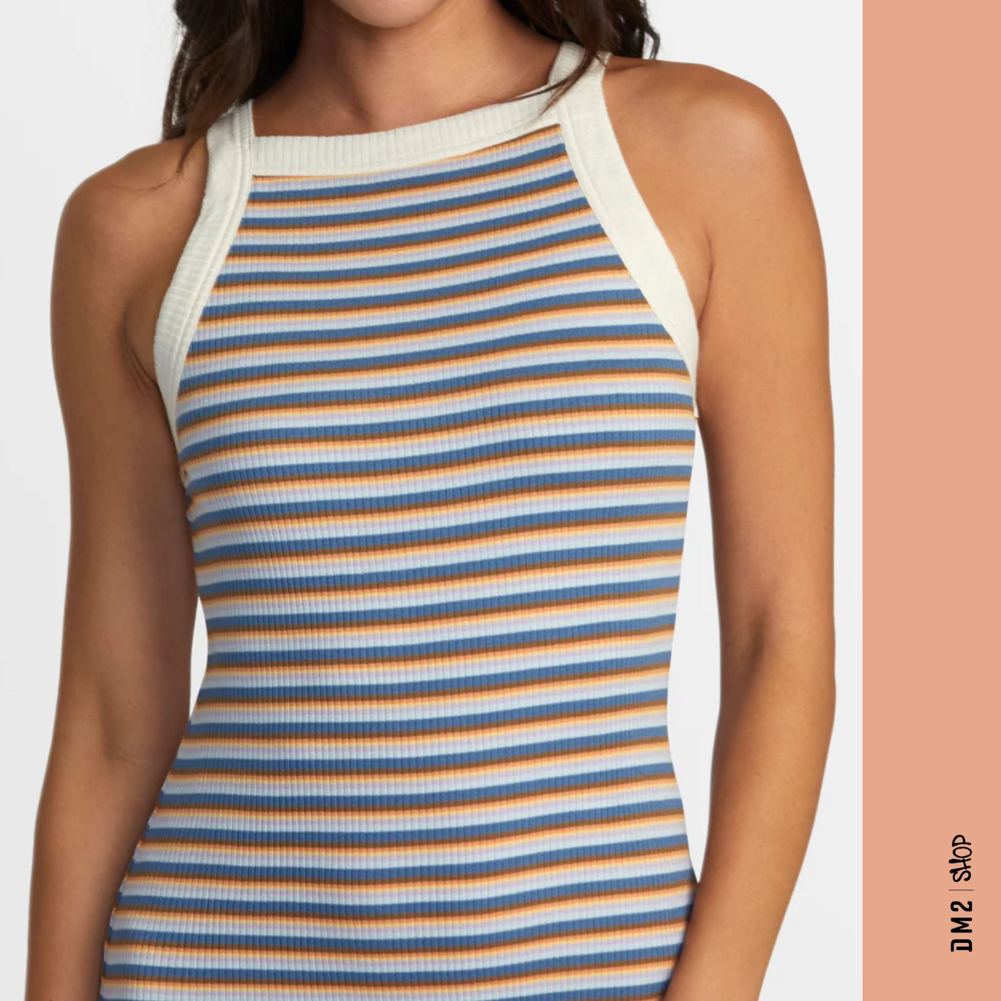 ROBE RVCA CARELESS RIB MIDI - DM2 SHOP
