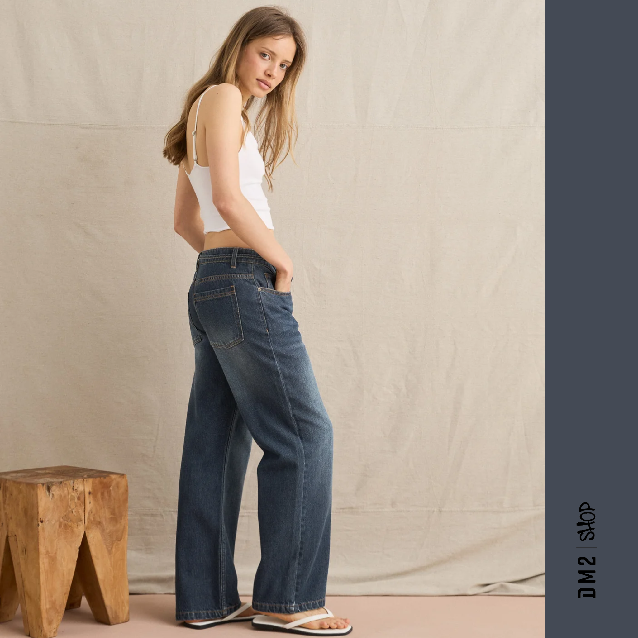 CHARLIE LOW-RISE - JEANS FEMME
