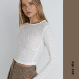 CHANDAIL FEMME CHARM BLANC, RHYTHM - DM2 SHOP