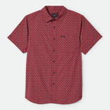 CHEMISE HOMME CHARTER ROUGE, BRIXTON - DM2 SHOP