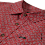 CHEMISE HOMME CHARTER ROUGE, BRIXTON - DM2 SHOP