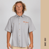 CHEMISE RUSTY HOMME CHARTER GRIS - DM2 SHOP