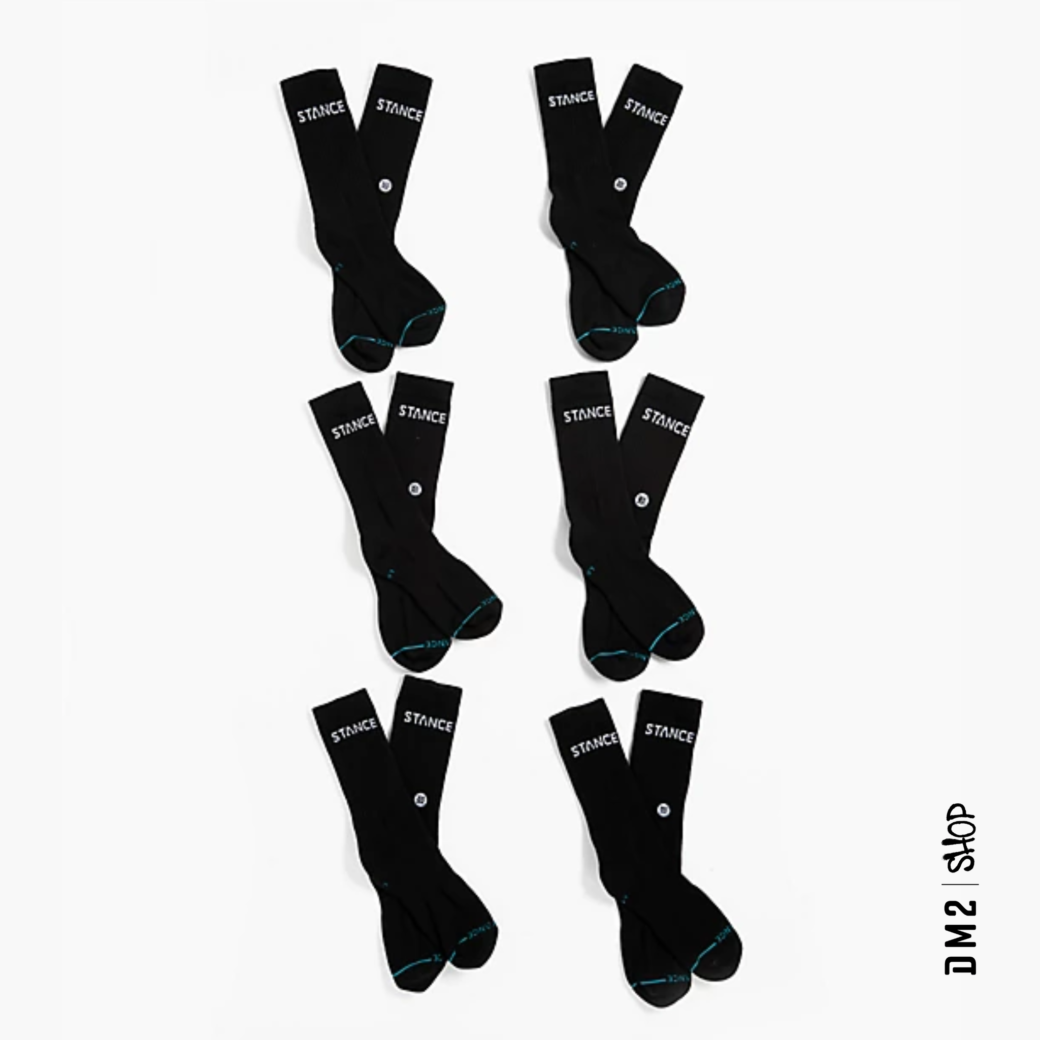 CHAUSSETTES UNISEXE ORIGIN 6PK STANCE - DM2 SHOP