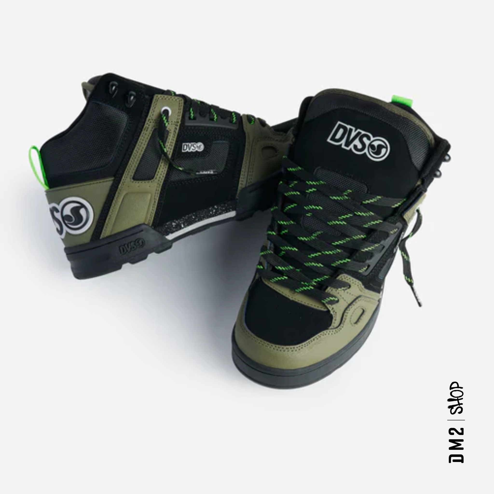BOTTILLONS COMANCHE OLIVE DVS HOMME - DM2 SHOP