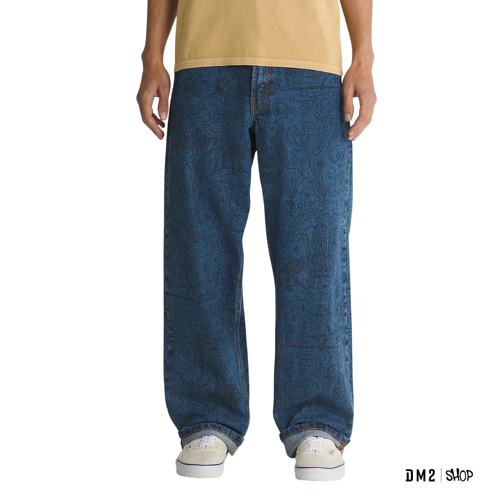JEANS LOOSE CHECK 5 IMPRIMÉ VANS - DM2 SHOP