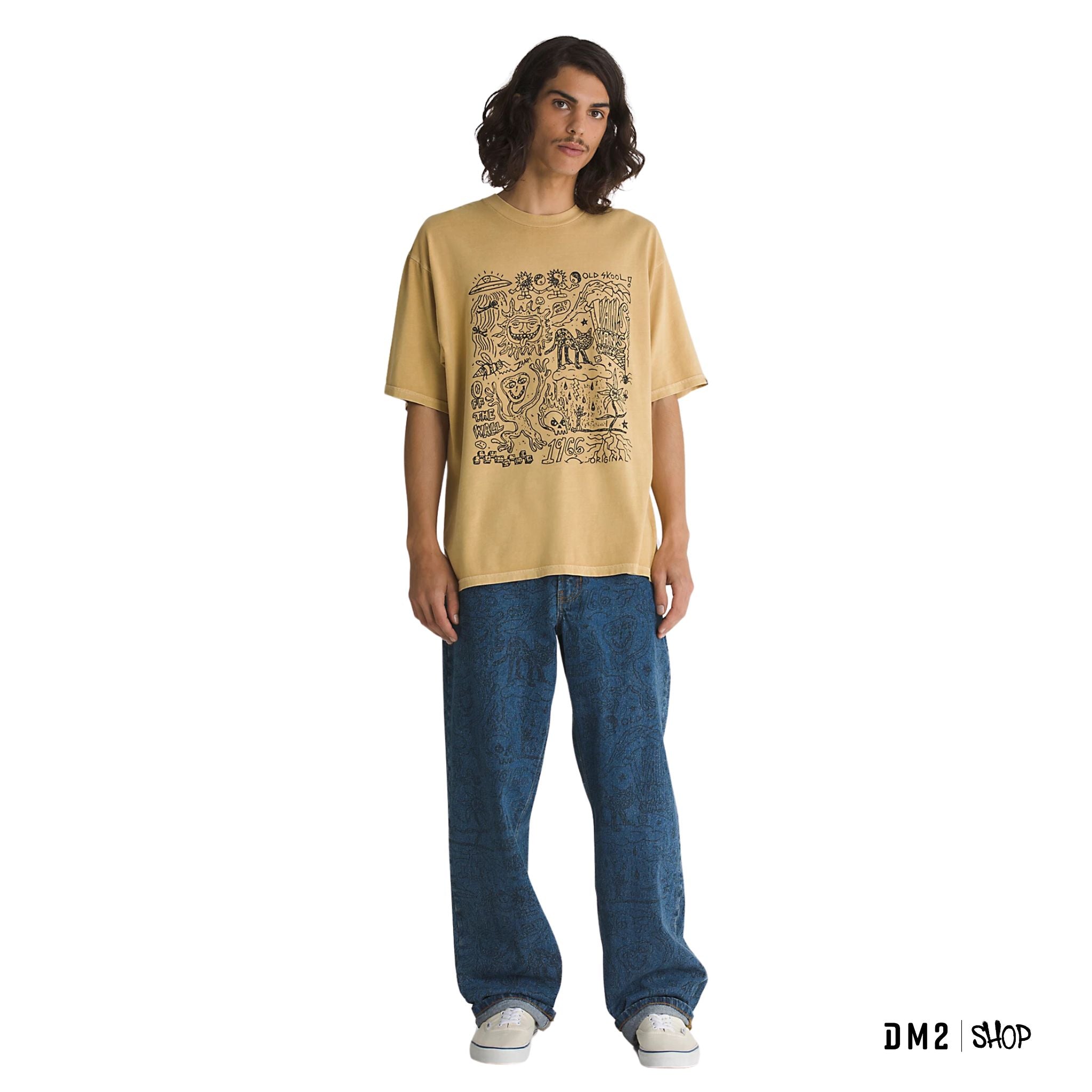 JEANS LOOSE CHECK 5 IMPRIMÉ VANS - DM2 SHOP