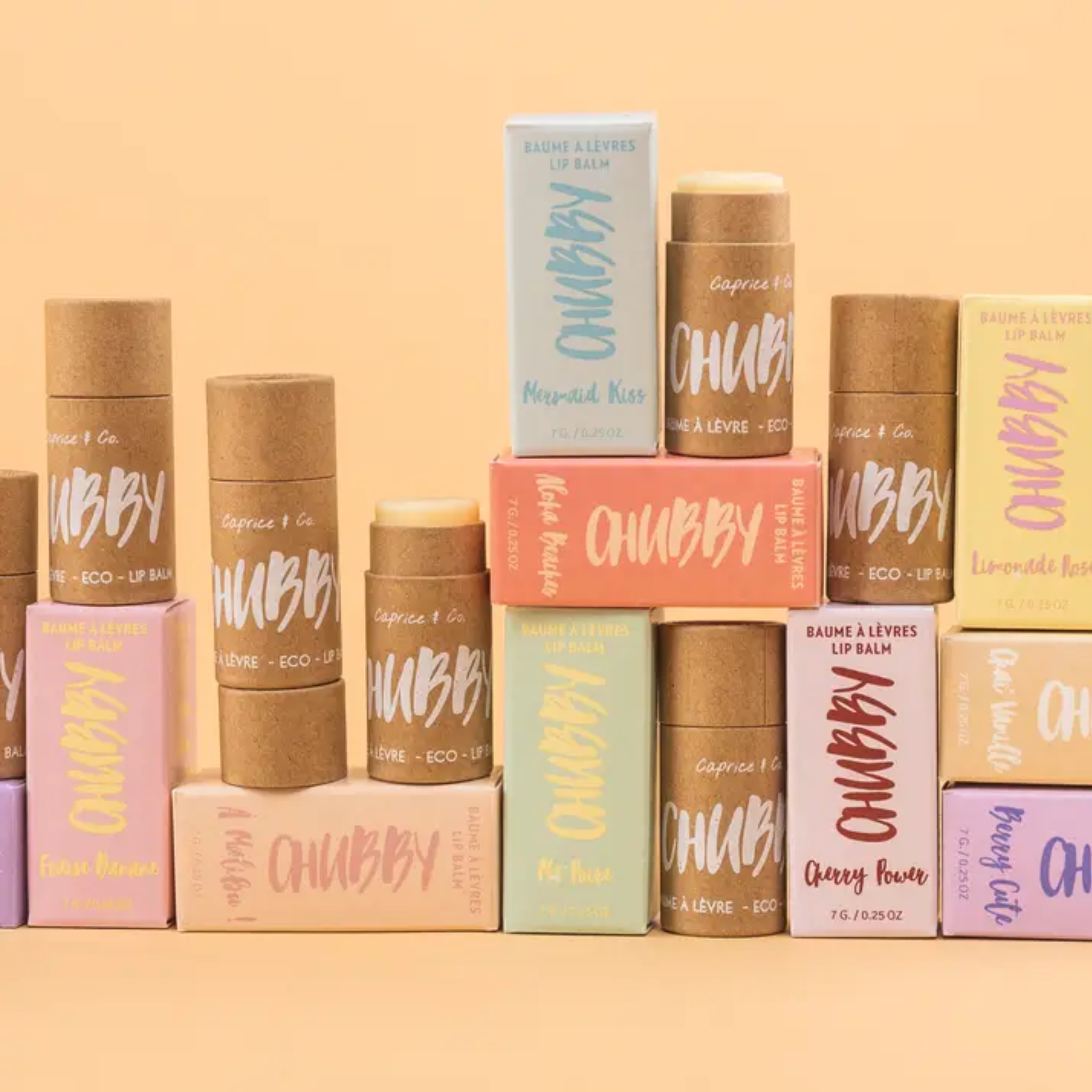 BAUME À LÈVRES VÉGAN - À MALIBU - PECHE & AGRUME