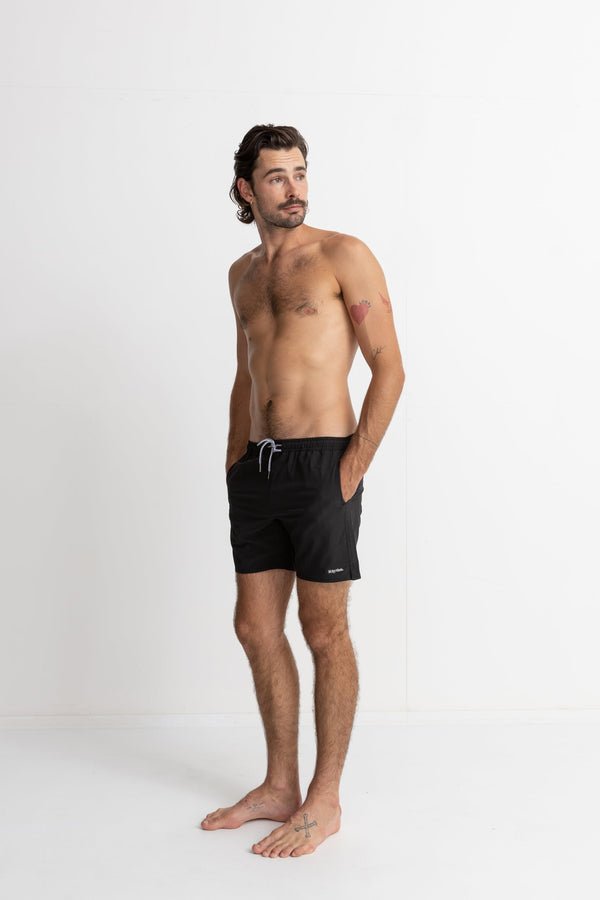 SHORT DE PLAGE CLASSIQUE NOIR HOMME - DM2 SHOP