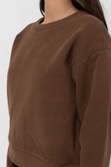 CREWNECK FEMME CLASSIQUE BRUN RHYTHM - DM2 SHOP