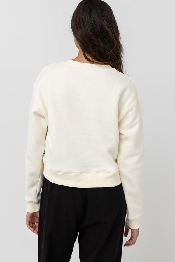 CREWNECK CLASSIQUE BLANC ANTIQUE RHYTHM - DM2 SHOP