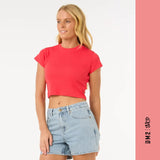 T - SHIRT CROP FEMME CLASSIC RIB, RIP CURL - DM2 SHOP