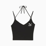 CAMISOLE RIBBED CROP NOIR FEMME PUMA - DM2 SHOP