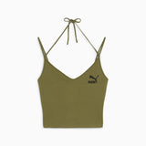 CAMISOLE RIBBED CROP NOIR FEMME PUMA - DM2 SHOP