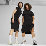 ROBE CÔTELÉE CLASSIC NOIR FEMME PUMA - DM2 SHOP