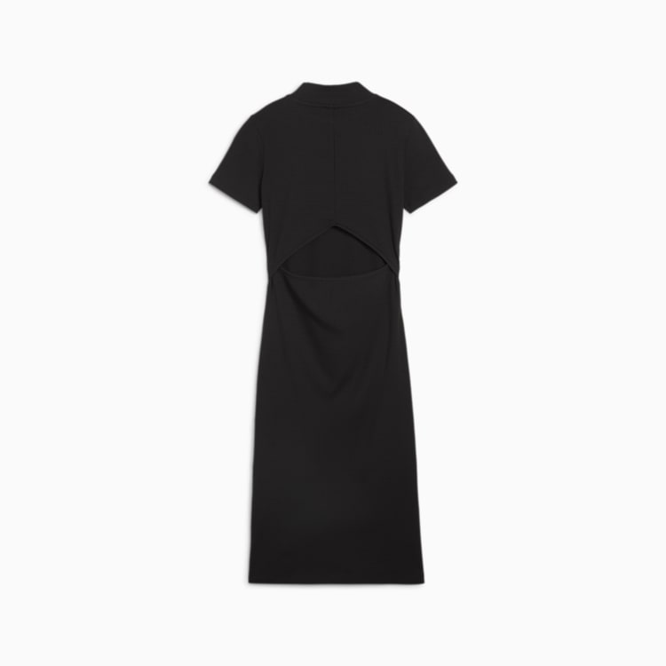 ROBE CÔTELÉE CLASSIC NOIR FEMME PUMA - DM2 SHOP