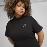 ROBE CÔTELÉE CLASSIC NOIR FEMME PUMA - DM2 SHOP