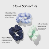SCRUNCHIES CLOUD NUAGE BLEU