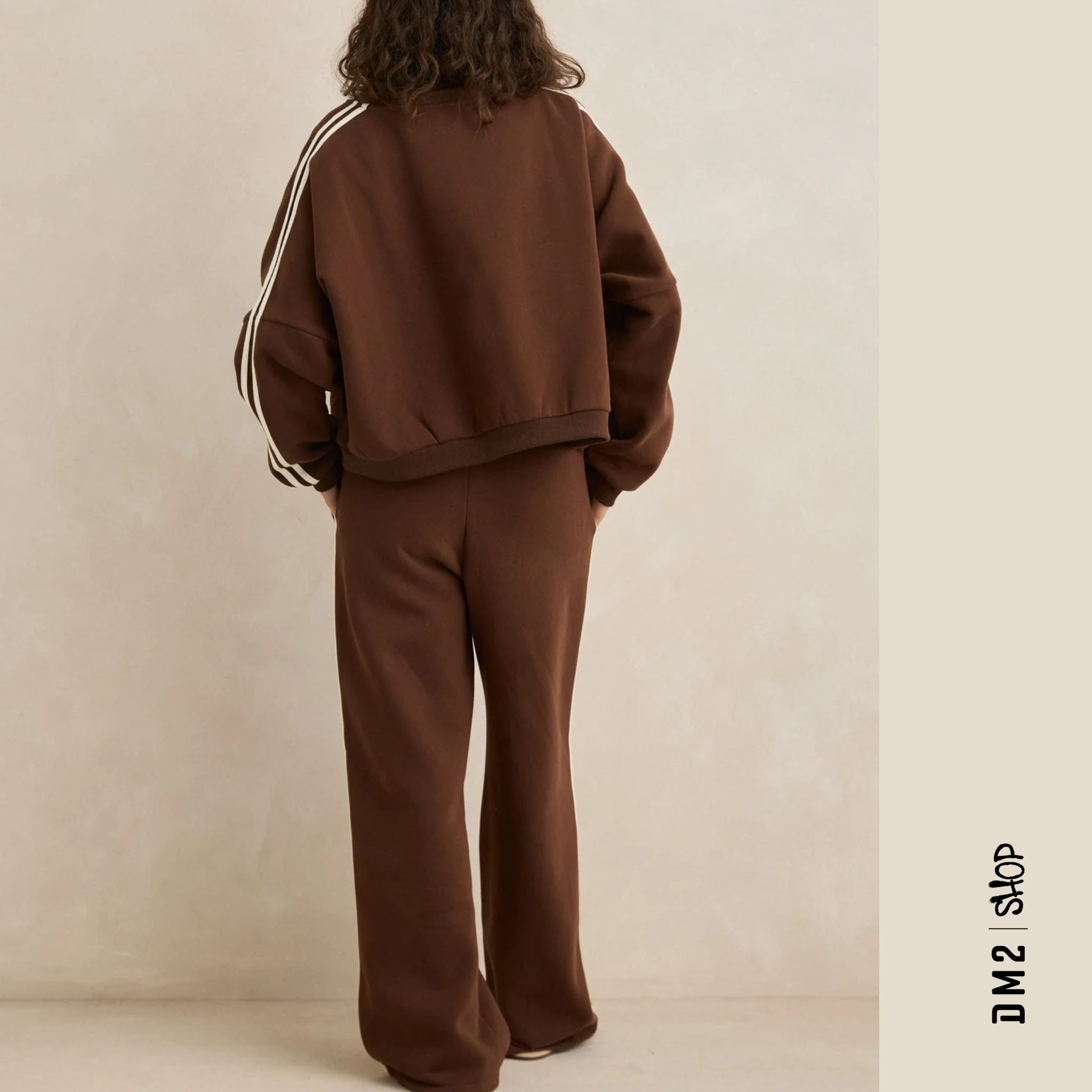 JOGGING RHYTHM CONTRAST BRUN FEMME - DM2 SHOP