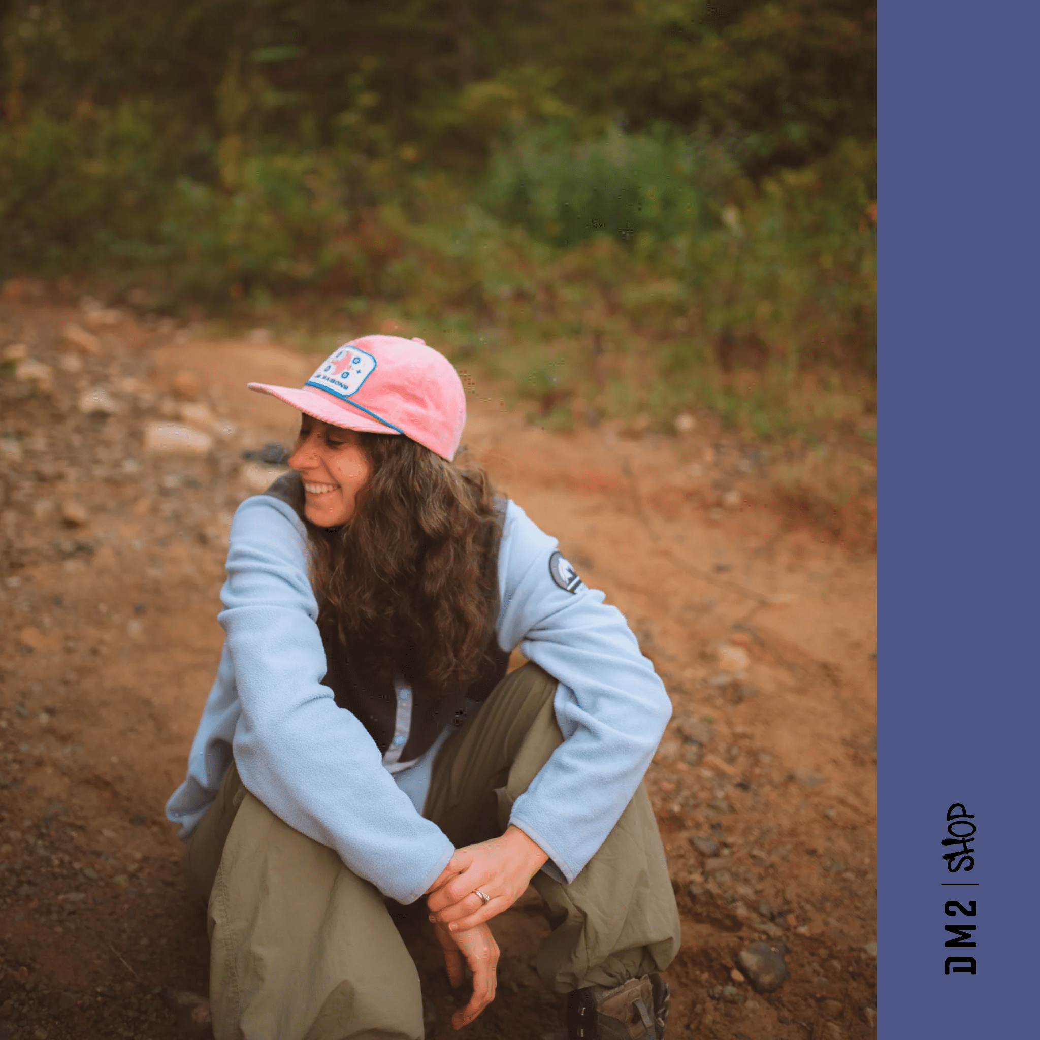 CASQUETTE UNISEXE CORDUROY ROSE, LES SAISONS - DM2 SHOP