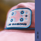 CASQUETTE UNISEXE CORDUROY ROSE, LES SAISONS - DM2 SHOP