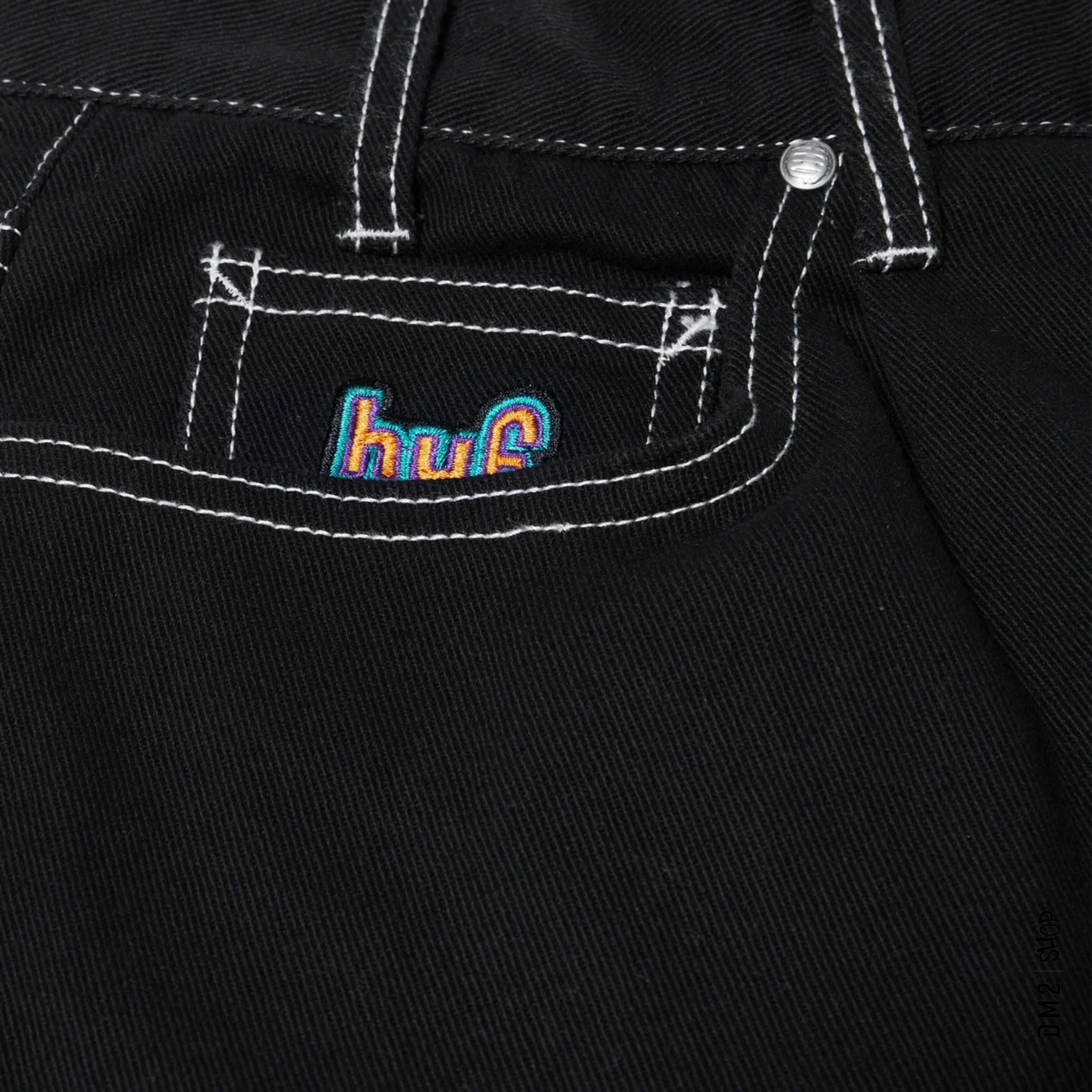 JEANS BAGGY HUF CROMER NOIR - DM2 SHOP