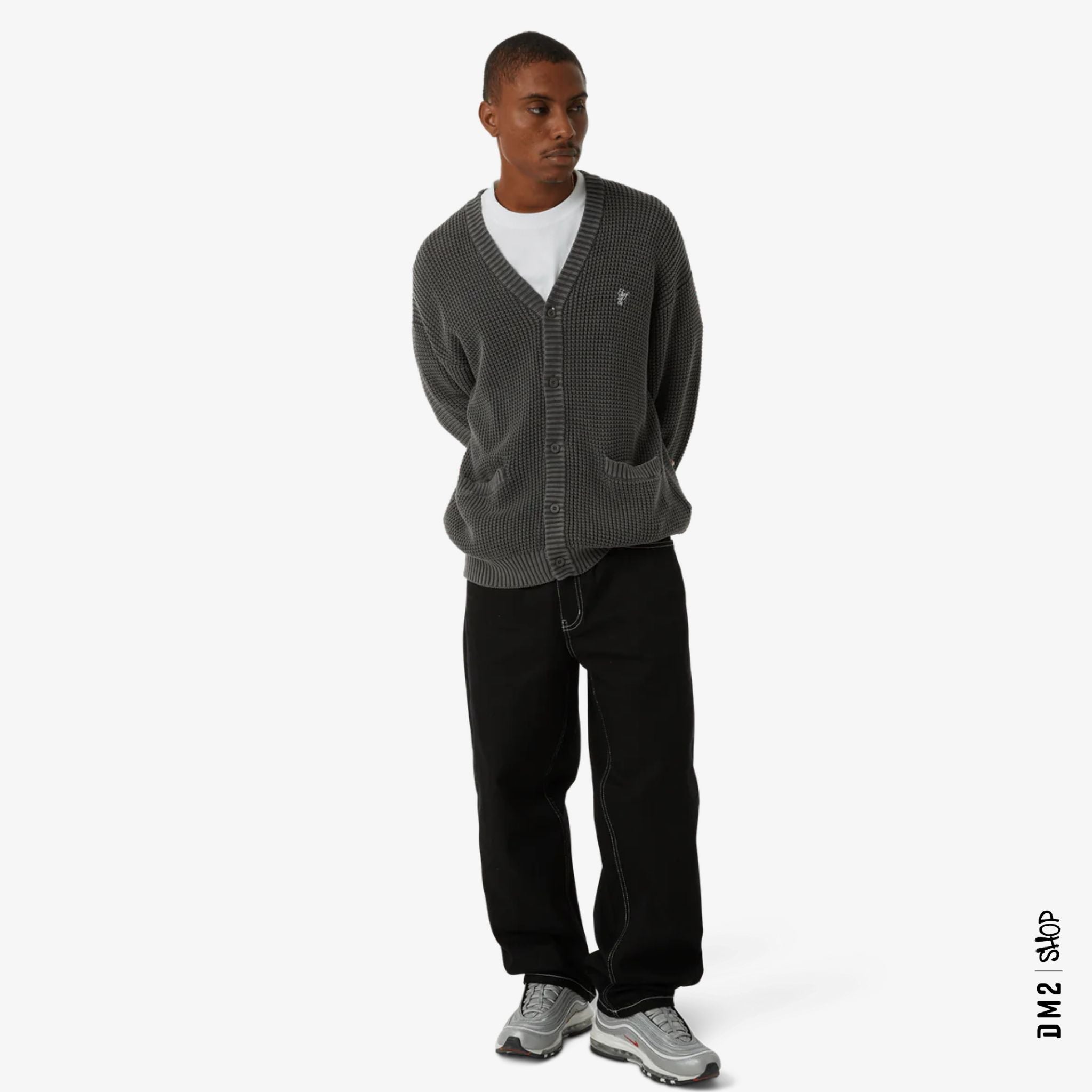 JEANS BAGGY HUF CROMER NOIR - DM2 SHOP