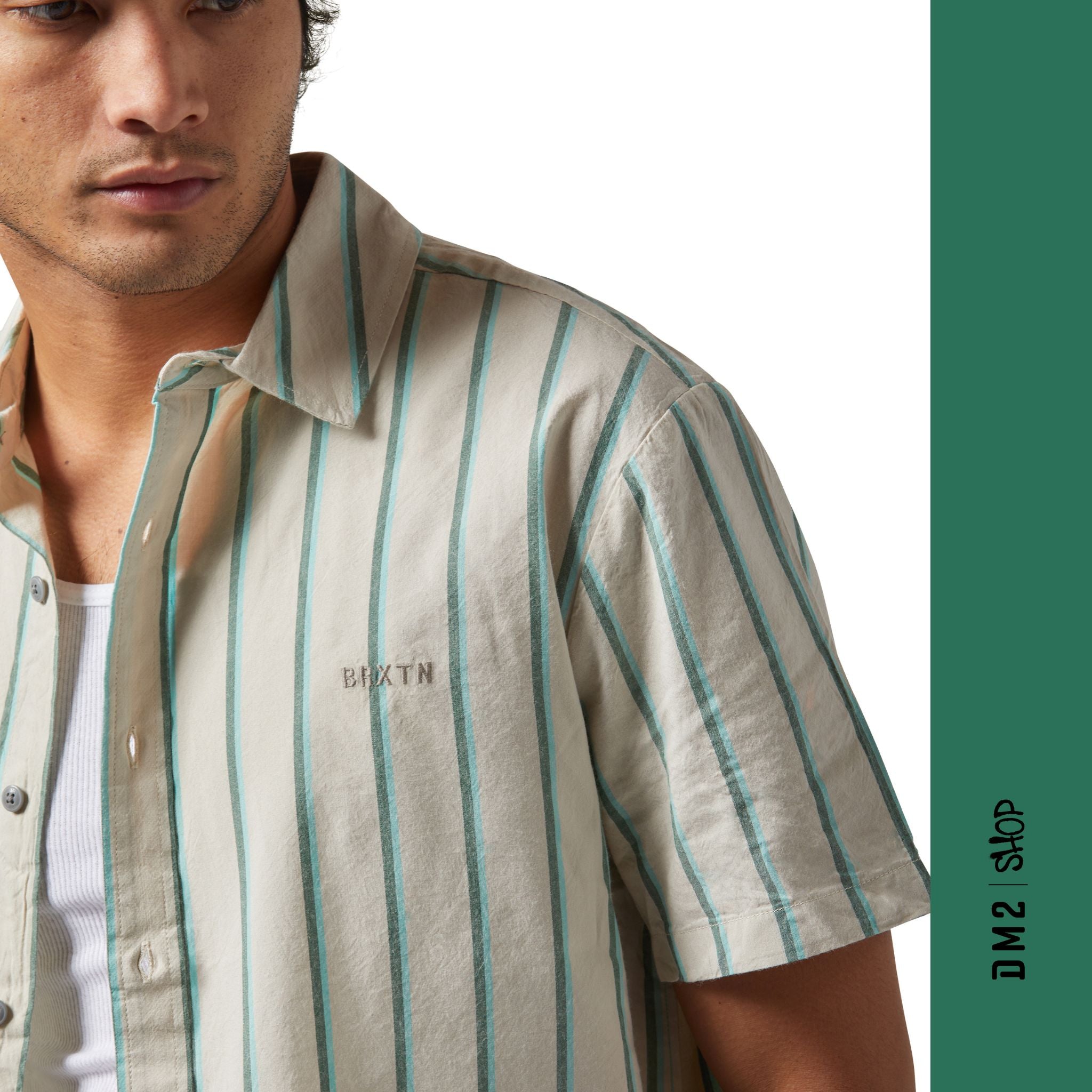 CHEMISE HOMME CRU STRIPES, BRIXTON - DM2 SHOP