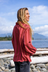 CHEMISE FEMME NIRVANA RAYÉ LOUVE DESIGN - DM2 SHOP