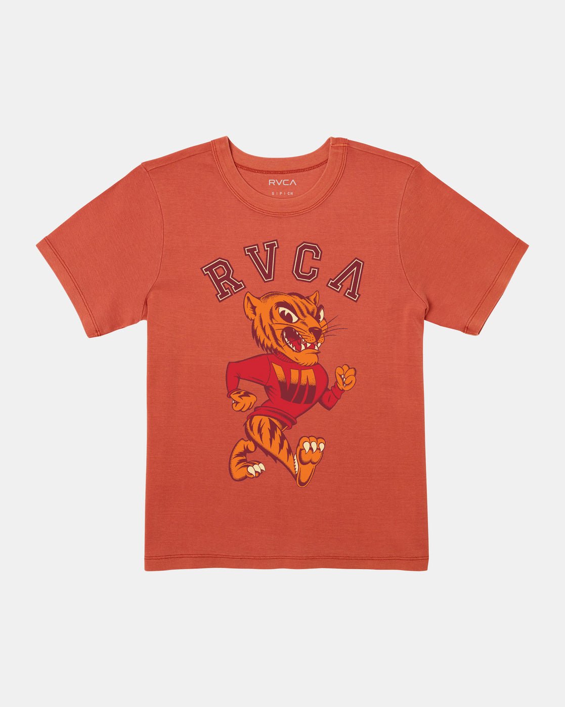 T - SHIRT RVCA FEMME DAILY TEE ROUGE - DM2 SHOP