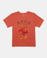 T - SHIRT RVCA FEMME DAILY TEE ROUGE - DM2 SHOP