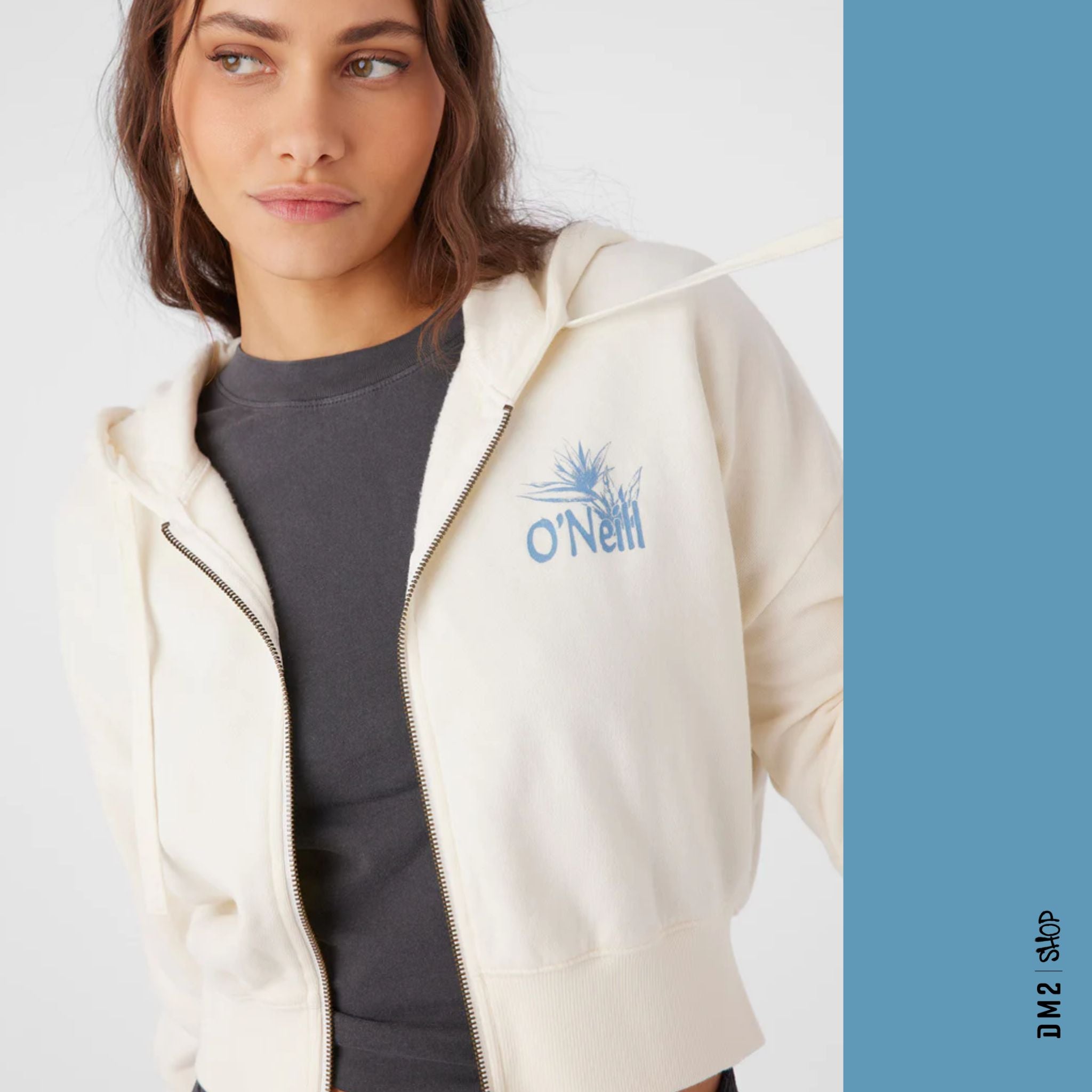 HOOD ZIP O'NEILL FEMME DARCIE WINTER WHITE - DM2 SHOP